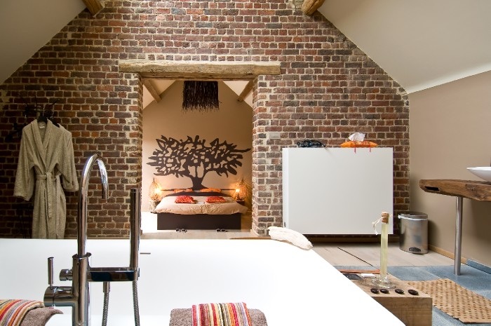 De badkamer van Suite Jeff