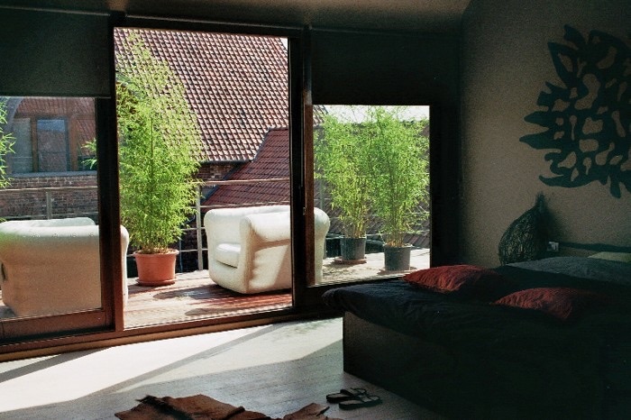 Het terras van Suite Jeff